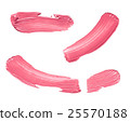 smear paint of cosmetic products 25570188