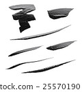 smear paint of cosmetic products 25570190