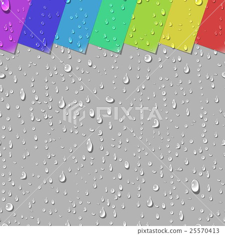 Water Transparent Drops Seamless Pattern 25570413