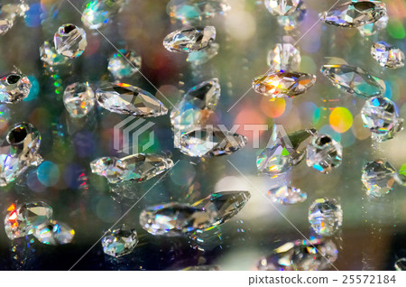 Large crystal strasses on a blur colored 25572184