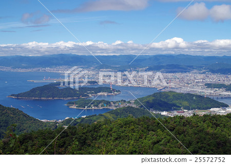 從Pictureshima俯瞰廣島市的圖片 從Pictureshima俯瞰廣島市的圖片 25572752
