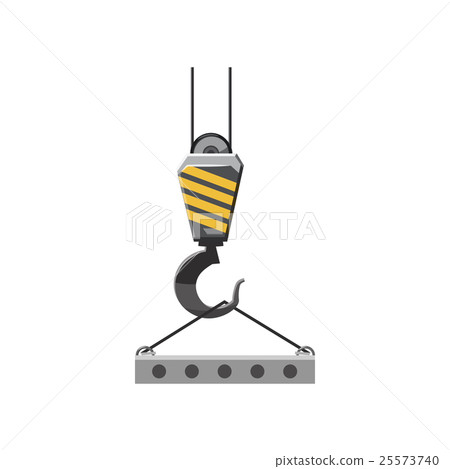 Industrial hook with reinforced concrete slab icon Industrial hook with reinforced concrete slab icon 25573740