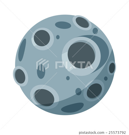 Full moon icon in cartoon style Full moon icon in cartoon style 25573792
