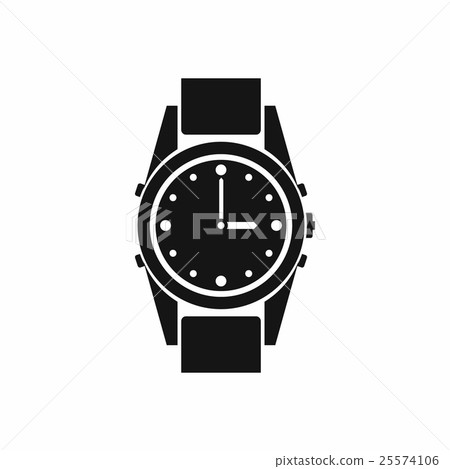 Swiss watch icon, simple style Swiss watch icon, simple style 25574106
