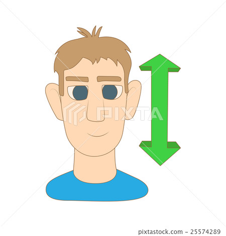 Man nod icon, cartoon style Man nod icon, cartoon style 25574289