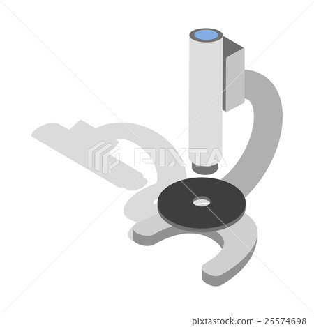 Microscope icon, isometric 3d style 25574698