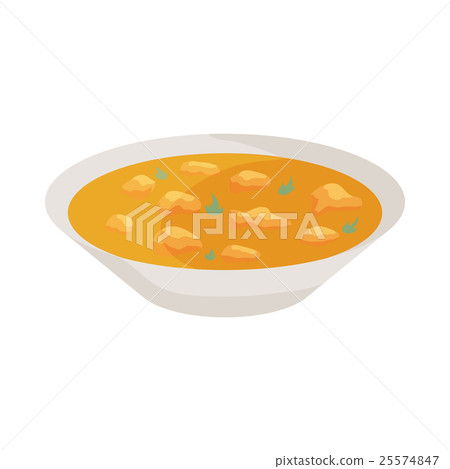 Indian soup icon, cartoon style Indian soup icon, cartoon style 25574847