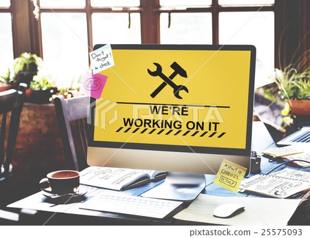 Under Construction Technical Problems Progress Concept Under Construction Technical Problems Progress Concept 25575093