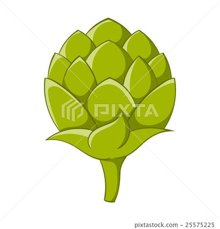 Seeds hops icon, cartoon style 25575225