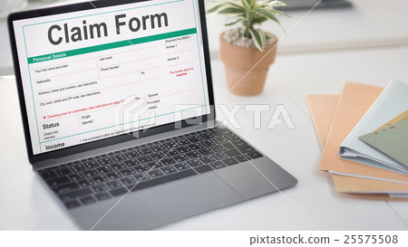 Claim Form Document Fefund Indemnity Concept 25575508