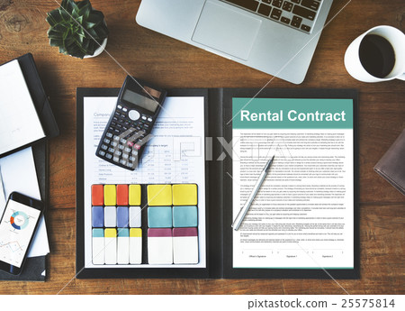 Rental Contract Assets Concept 25575814