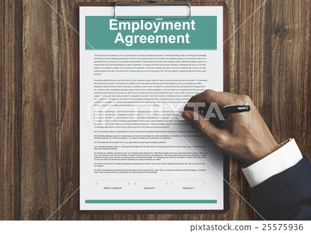 Employment Agreement Form Policy Concept Employment Agreement Form Policy Concept 25575936