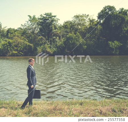 Businessman Aspiration Strategy Planning Vision Concept 25577358