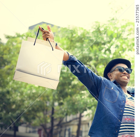 Man Shopping Spending Customer Consumerism Concept 25577365