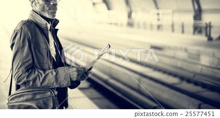 African Descent Businessman Transportation Urban Concept 25577451