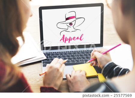 Appeal Attraction Beauty Fashion Vogue Graphic Concept 25577569