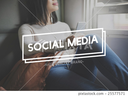 Social Media Digital Communication Internet Concept 25577571
