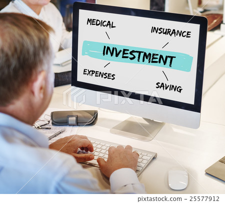 Investment Retirement Plan Diagram Concept Investment Retirement Plan Diagram Concept 25577912