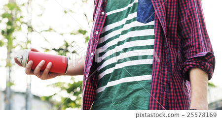 Graffiti Street Art Culture Spray Abstract Concept 25578169