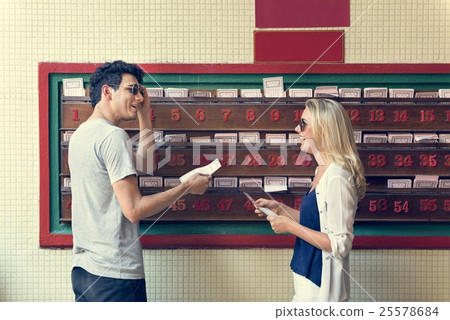 Couple Ceremony Respect Praying Temple Concept 25578684