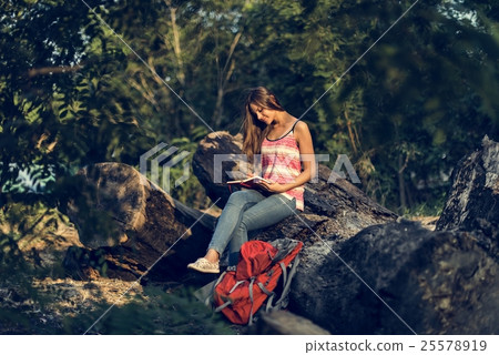 Leisure Relax Summer Tourism Carefree Travel Concept 25578919