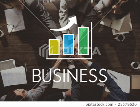 Business Development Growth Bar Chart Concept 25579620