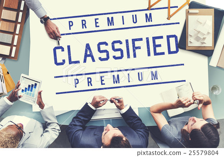 Classfied Grade Level Quality Rank Value Graphic Concept 25579804