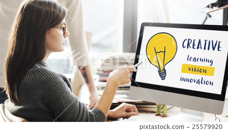 Creative Think Invention Inspiration Concept 25579920