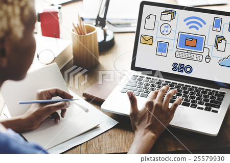 Searching Engine Optimizing SEO Browsing Concept 25579930