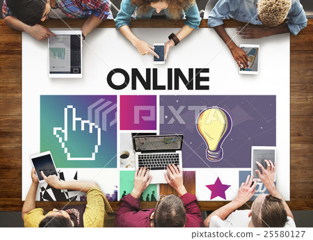 Computer Network Homepage Html Graphic Web Concept Computer Network Homepage Html Graphic Web Concept 25580127