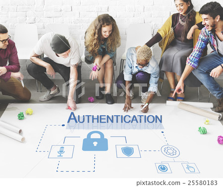 Login Accessible Password Authorized Permission Concept Login Accessible Password Authorized Permission Concept 25580183