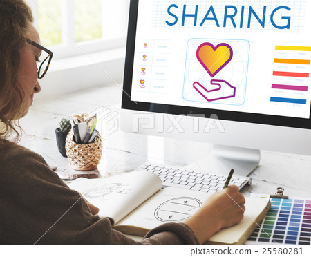 Community Share Charity Donation Concept Community Share Charity Donation Concept 25580281