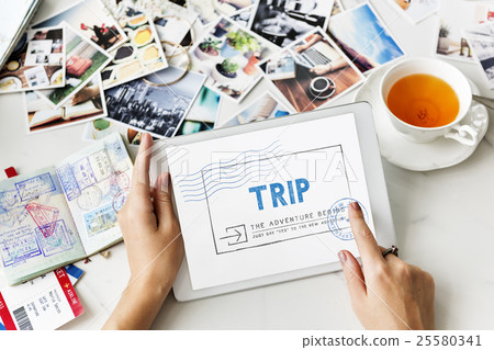 Holiday Travel Voyage Wanderlust Vacation Concept Holiday Travel Voyage Wanderlust Vacation Concept 25580341