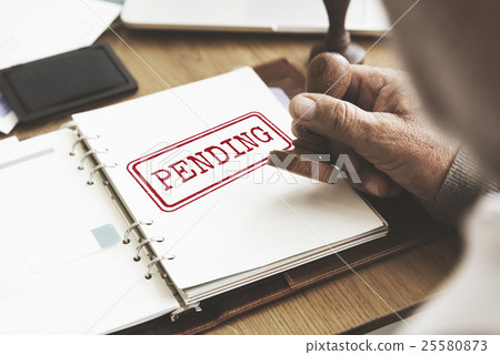 Caution Denied Pending Rejected Secret Warning Concept 25580873