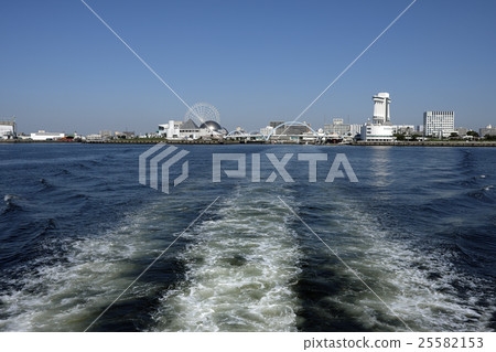 Nagoya port from the water bus Nagoya port from the water bus 25582153