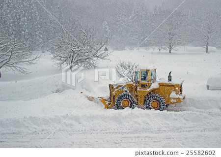 現在採取除雪車Tadami-machi 25582602