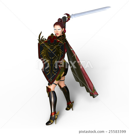 Female knight Female knight 25583399