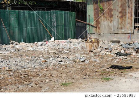 Local construction area waiting for renovate Local construction area waiting for renovate 25583983