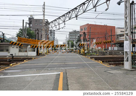 名鐵神宮前站鐵路道口6半開 25584129