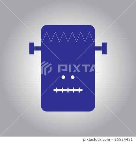 Vector illustration in flat design Halloween icon Vector illustration in flat design Halloween icon 25584451