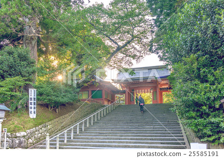 Mutsu Onomoku寺廟晚上風景 25585191