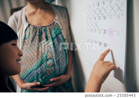 Mother and daughter image 25585443