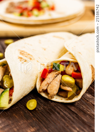 Mexican tortila wrap Mexican tortila wrap 25586742