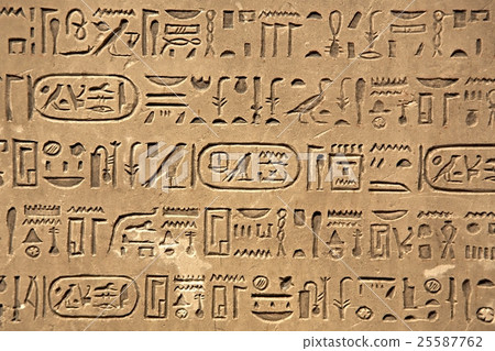 Ancient Hieroglyphic Script 25587762