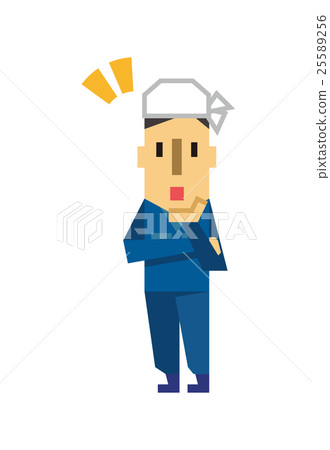 Carpenter [Flat human series] 25589256