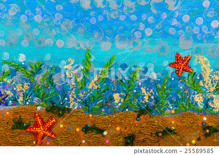 Abstract underwater seascape Abstract underwater seascape 25589585