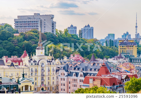 Vozdvizhenka street in Kiev, Ukraine Vozdvizhenka street in Kiev, Ukraine 25591096