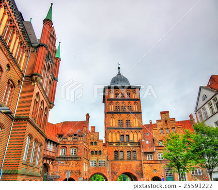 Burgtor, the northern gate of Lubeck, Germany Burgtor, the northern gate of Lubeck, Germany 25591222