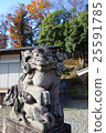 Shinyurigaoka Hakusan shrine's lone dog blue sky 25591785