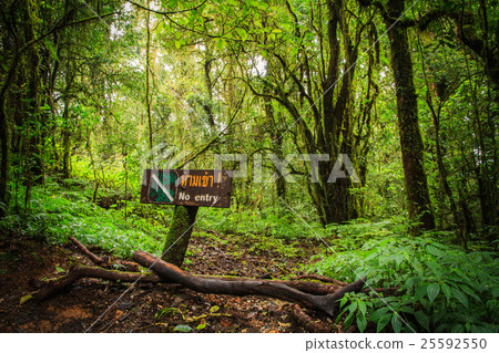 Area keep out no entry sign. 25592550